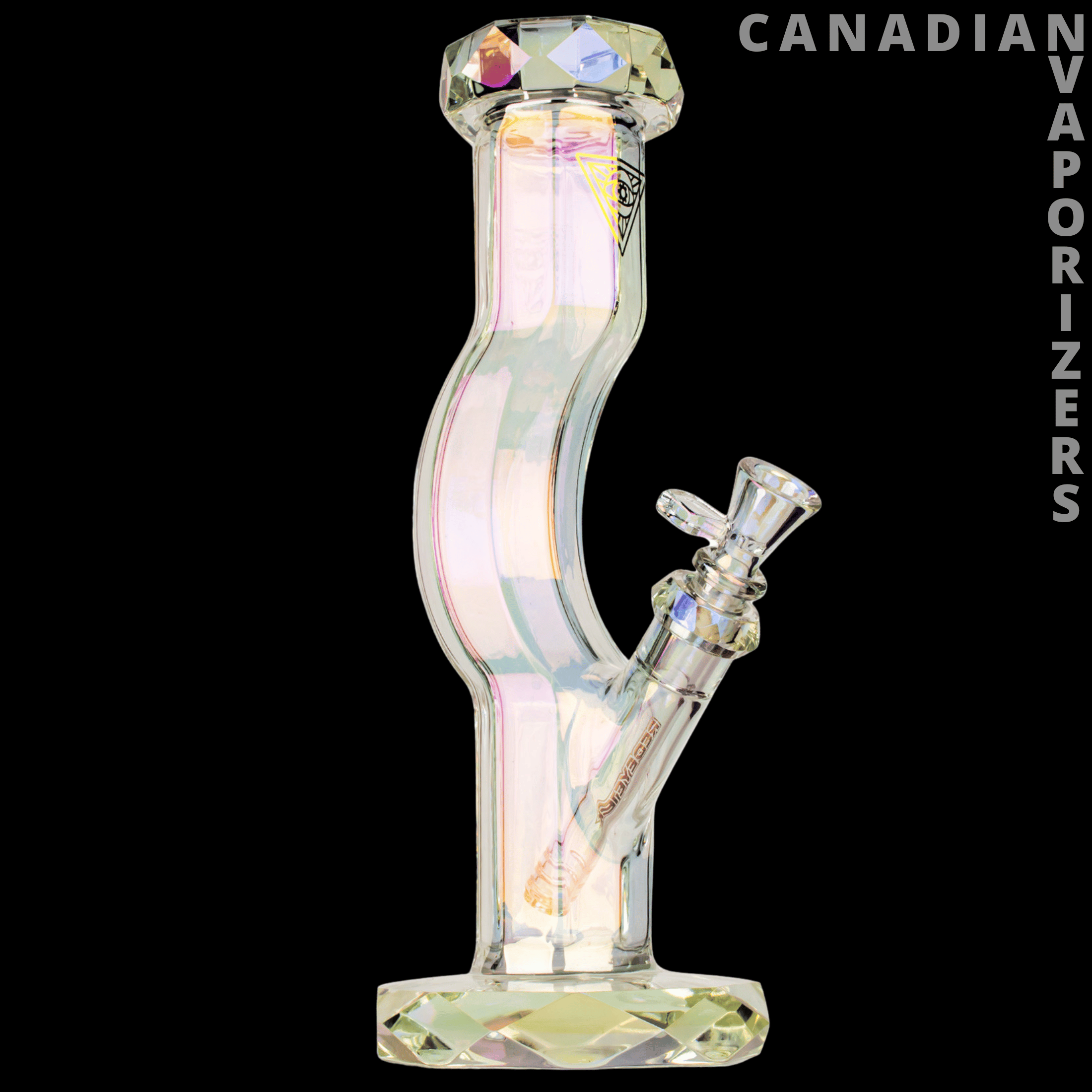Red Eye Tek 12&quot; Metallic Terminator Finish Hydrus Straight Base Gooseneck Water Pipe - Canadian Vaporizers