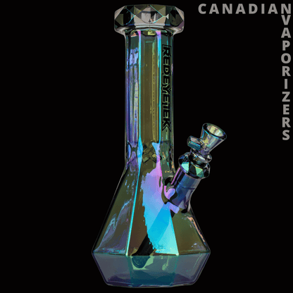 Red Eye Tek 12&quot; Metallic Terminator Finish Orion Beaker Base Water Pipe - Canadian Vaporizers