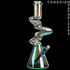 Red Eye Tek | 16" Metallic Terminator Finish 3-Arm Zag Beaker Tube - Canadian Vaporizers