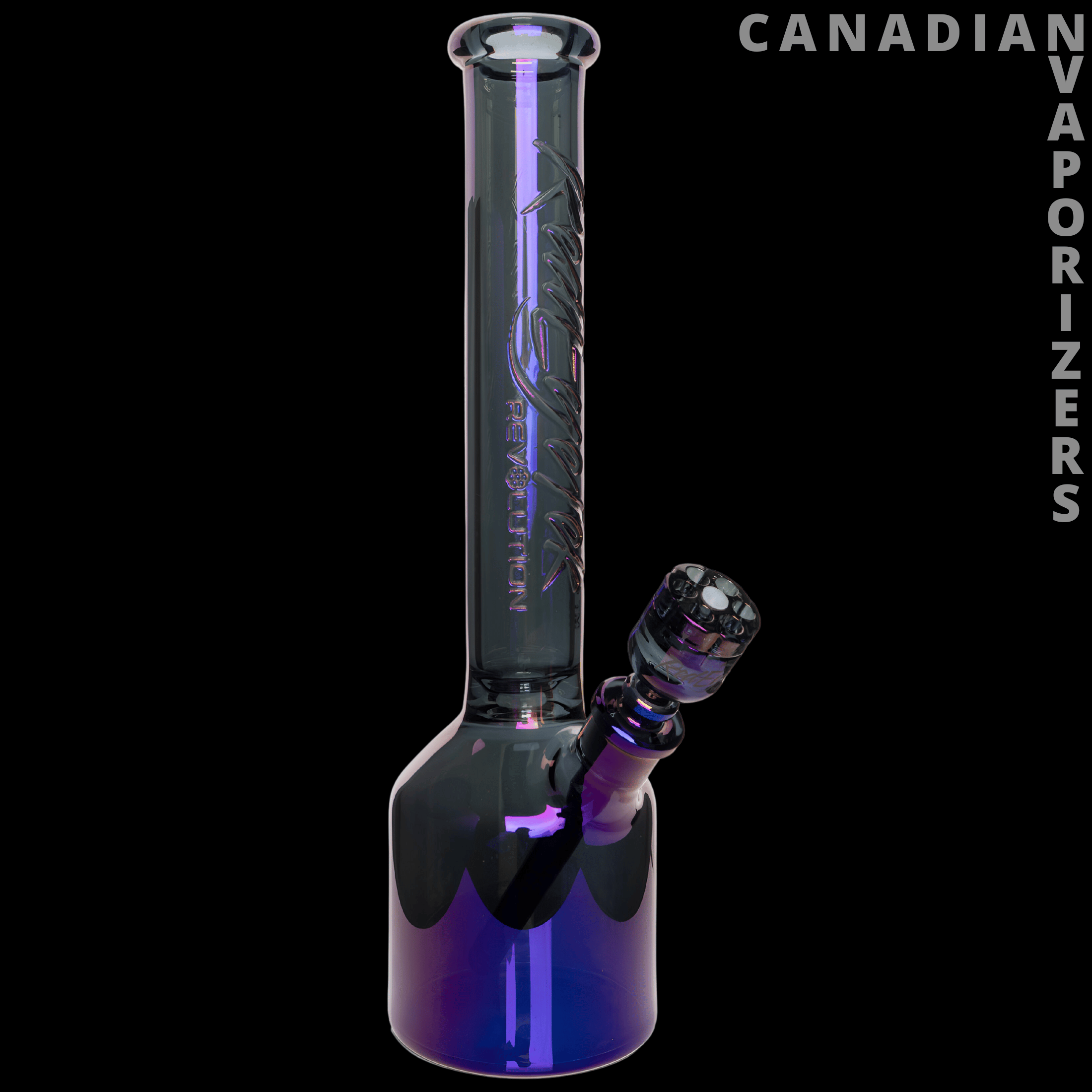 Red Eye Tek 17&quot; 7mm Thick Metallic Terminator Finish Revolution Canteen Base Water Pipe - Canadian Vaporizers