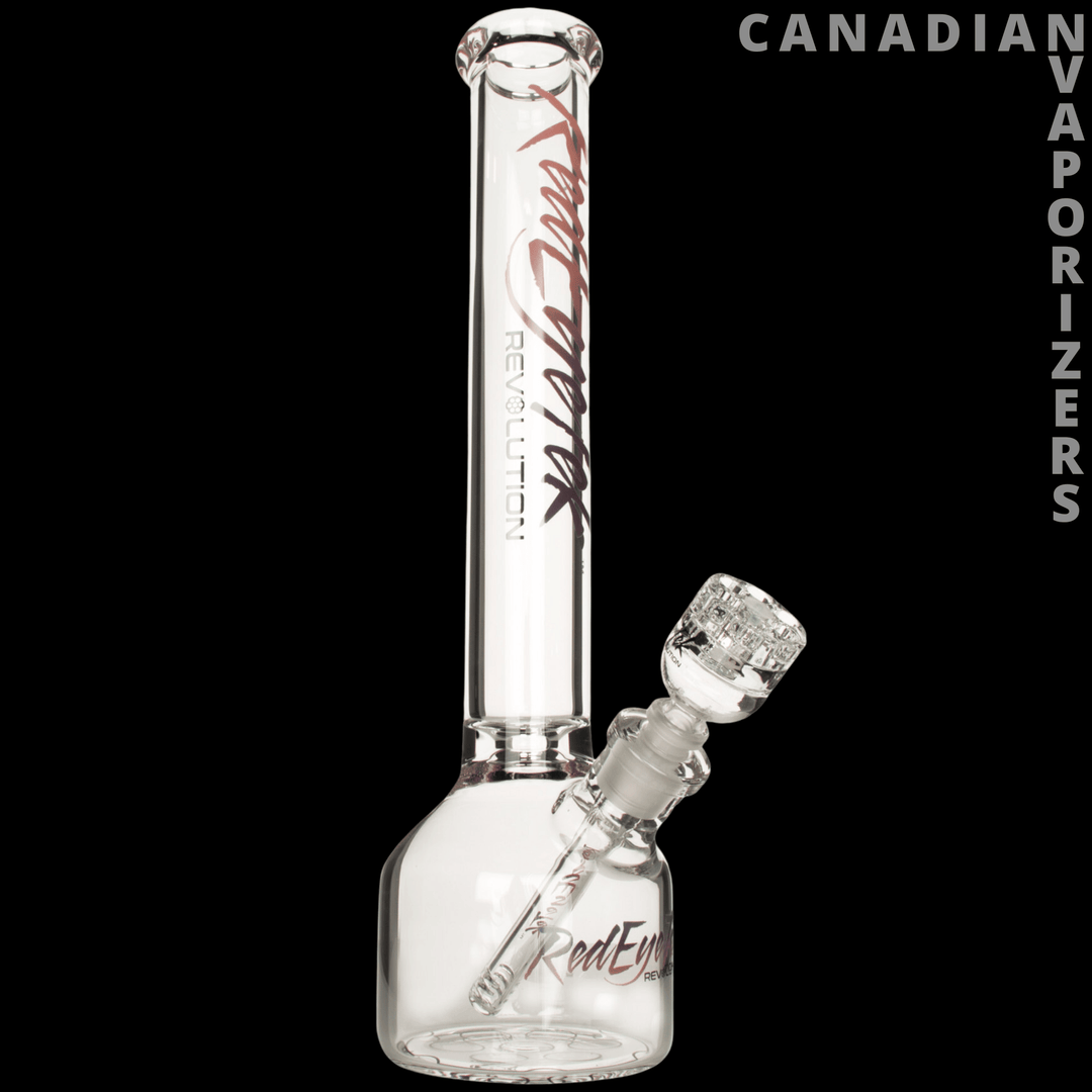 Red Eye Tek 17" 7mm Thick Revolution Canteen Base Water Pipe - Canadian Vaporizers