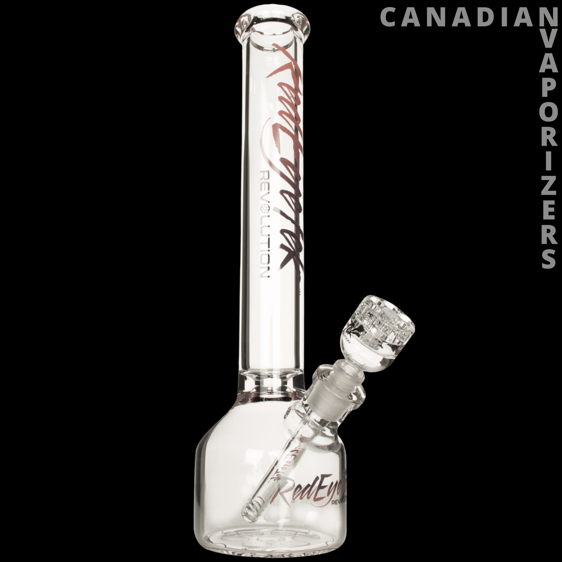 Red Eye Tek 17&quot; 7mm Thick Revolution Canteen Base Water Pipe - Canadian Vaporizers