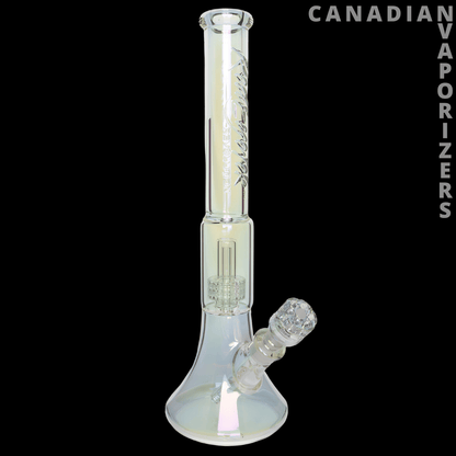 Red Eye Tek 19&quot; 7mm Thick Metallic Terminator Finish Revolution Dual Chamber Bell Base Water Pipe - Canadian Vaporizers