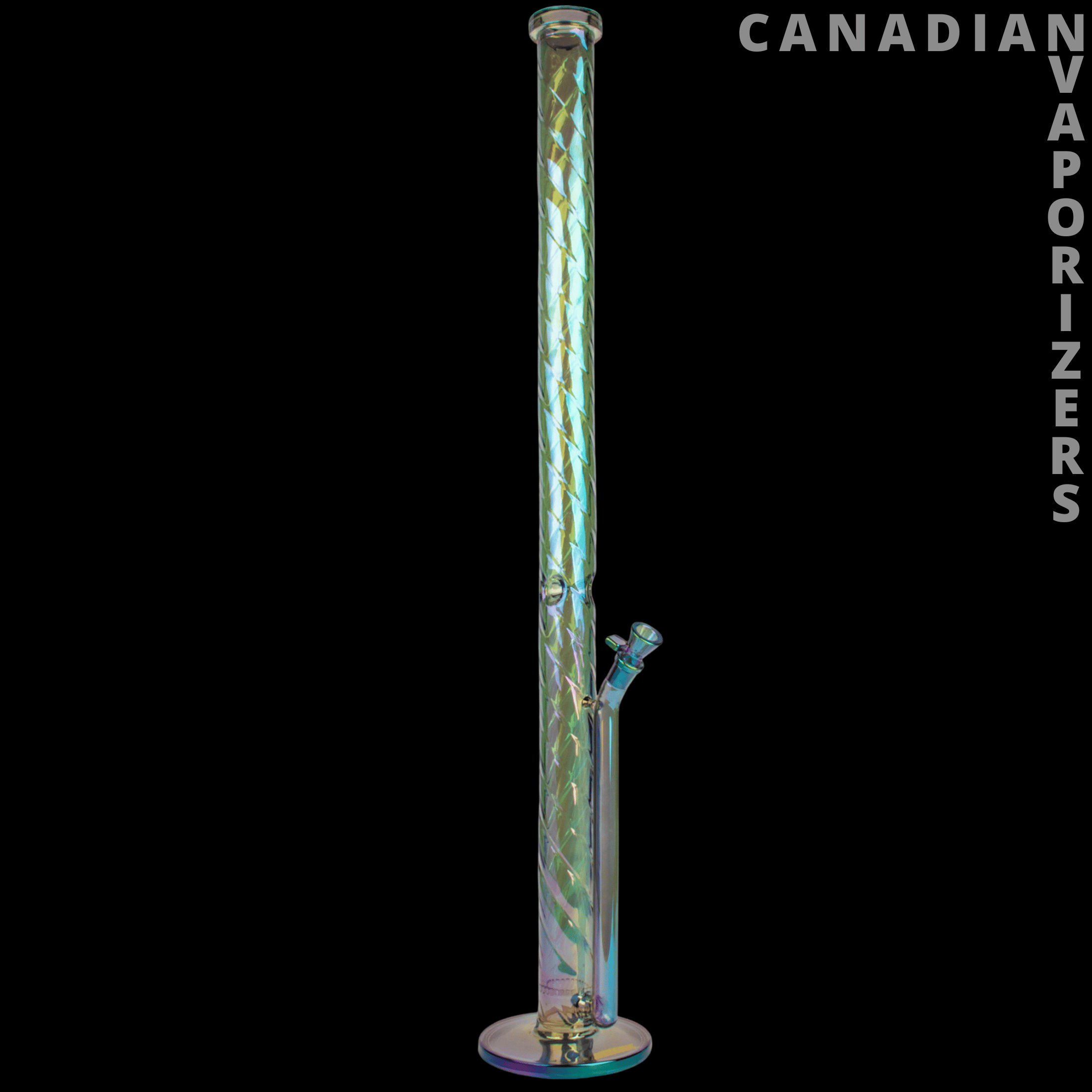 Red Eye Tek 36&quot; Metallic Terminator Finish Goliath Twist Straight Tube - Canadian Vaporizers