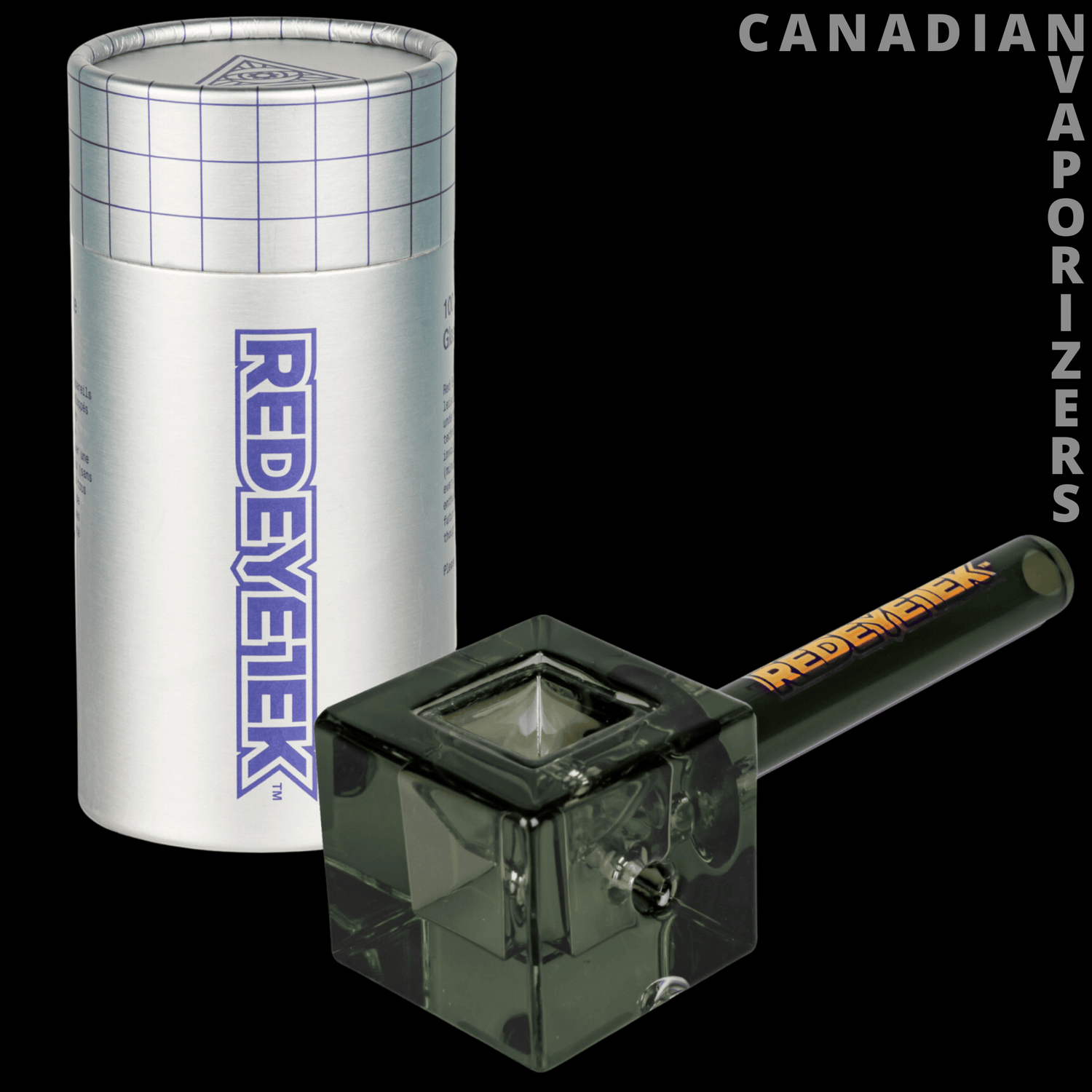 Red Eye Tek 4.5&quot; Infinity Bowl Square Hand Pipe - Canadian Vaporizers