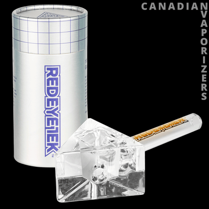 Red Eye Tek 4.5&quot; Infinity Bowl Triangle Hand Pipe - Canadian Vaporizers