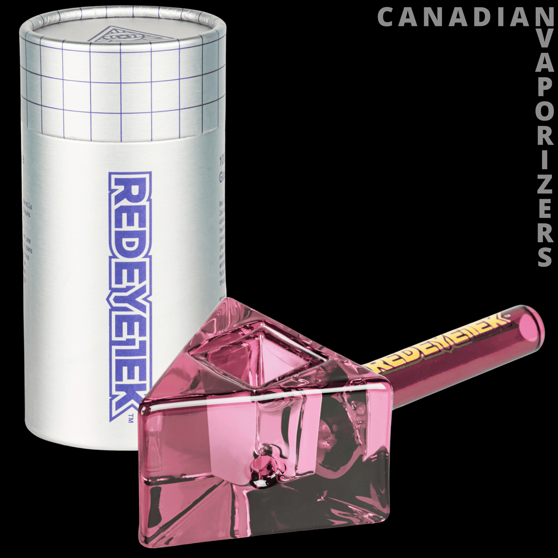 Red Eye Tek 4.5&quot; Infinity Bowl Triangle Hand Pipe - Canadian Vaporizers