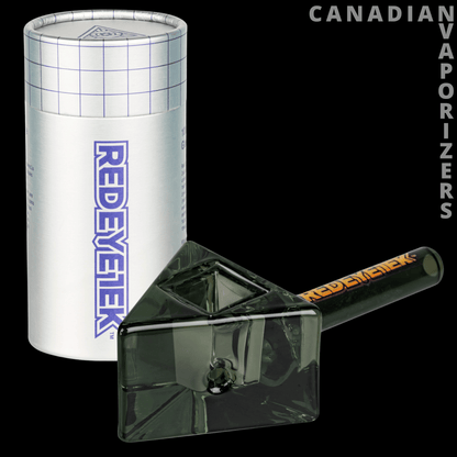 Red Eye Tek 4.5&quot; Infinity Bowl Triangle Hand Pipe - Canadian Vaporizers