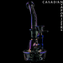 Red Eye Tek 5" Tall Metallic Terminator Finish Concentrate Rig W/Direct Inject Perc & Quartz Banger - Canadian Vaporizers
