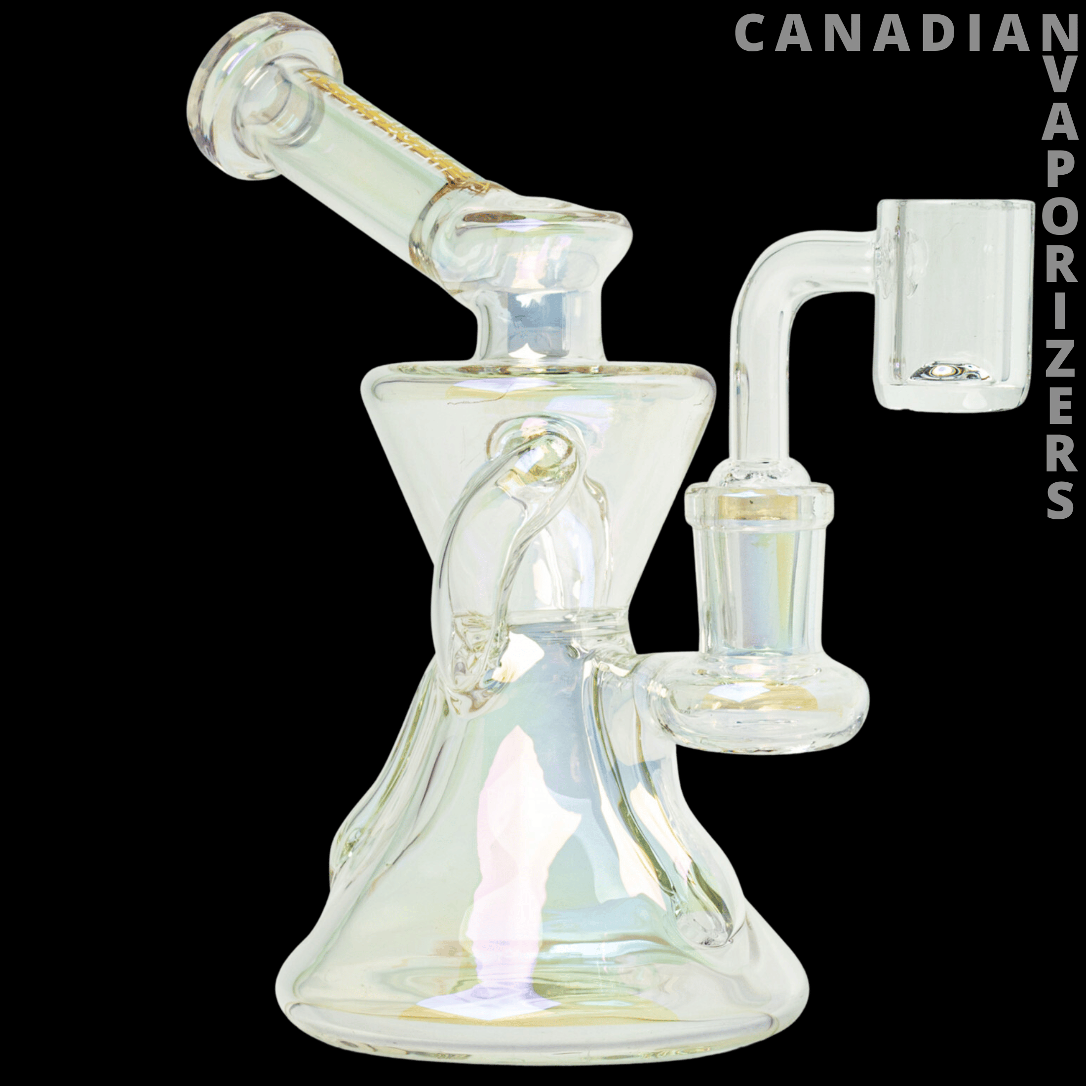 Red Eye Tek | 6&quot; Metallic Terminator Finish Gamma Concentrate Recycler - Canadian Vaporizers