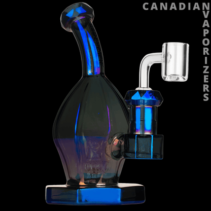 Red Eye Tek 7&quot; Metallic Terminator Finish Aquila Concentrate Rig - Canadian Vaporizers