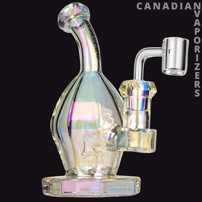 Red Eye Tek 7&quot; Metallic Terminator Finish Aquila Concentrate Rig - Canadian Vaporizers