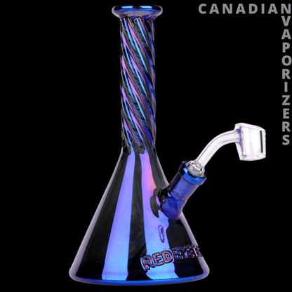 Red Eye Tek | 7.5" Metallic Terminator Finish Vulcan Concentrate Tube - Canadian Vaporizers