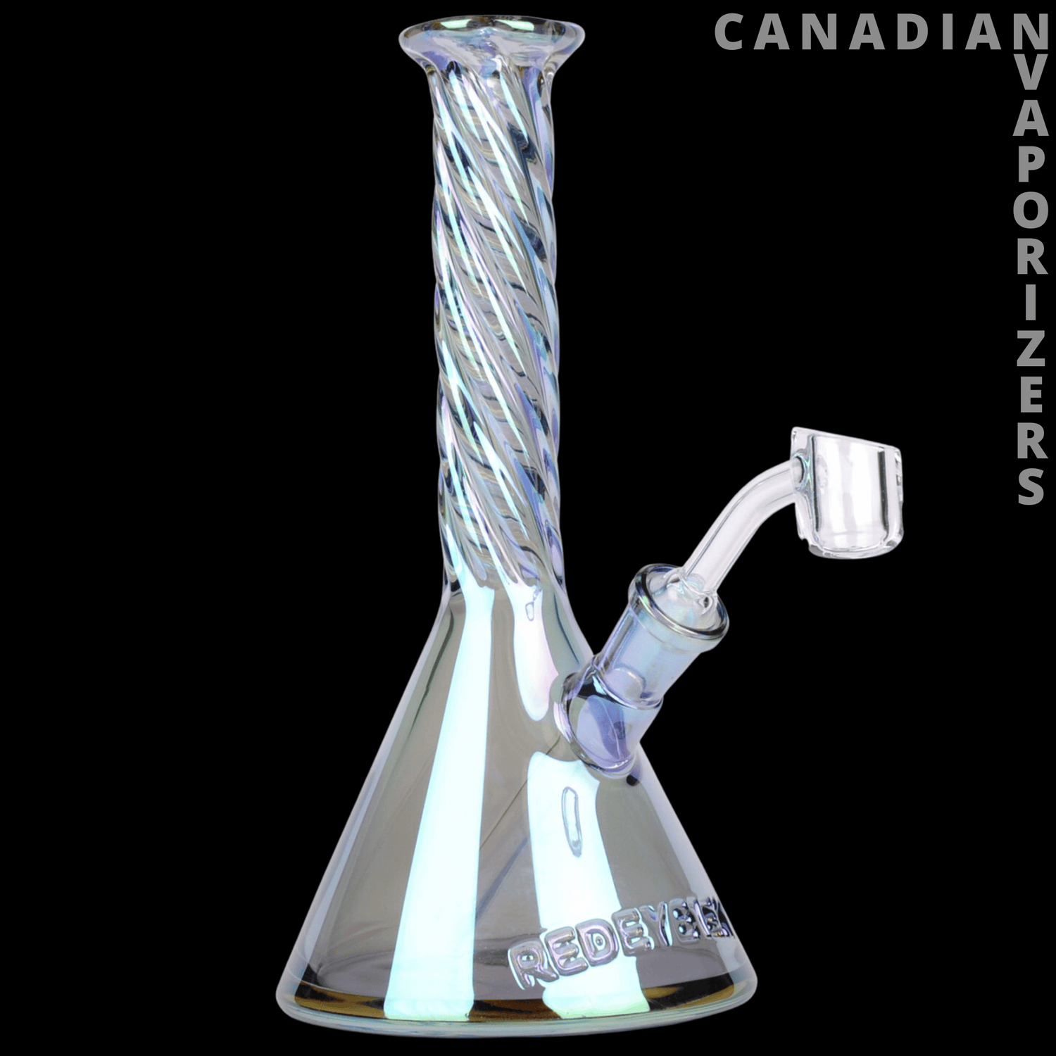 Red Eye Tek | 7.5" Metallic Terminator Finish Vulcan Concentrate Tube - Canadian Vaporizers