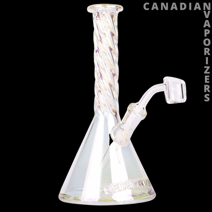 Red Eye Tek | 7.5" Metallic Terminator Finish Vulcan Concentrate Tube - Canadian Vaporizers