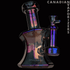 Red Eye Tek 8" Metallic Terminator Finish Andromeda Bubbler - Canadian Vaporizers