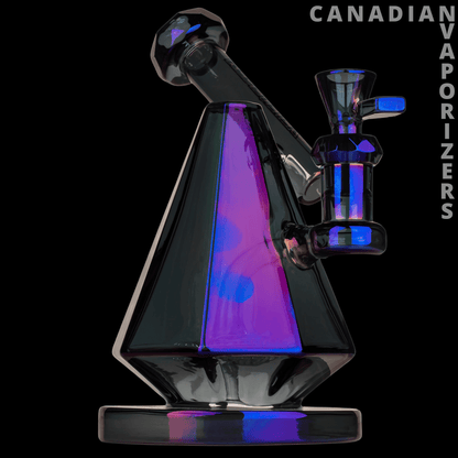 Red Eye Tek 8&quot; Metallic Terminator Finish Pegasus Pyramid Water Pipe - Canadian Vaporizers
