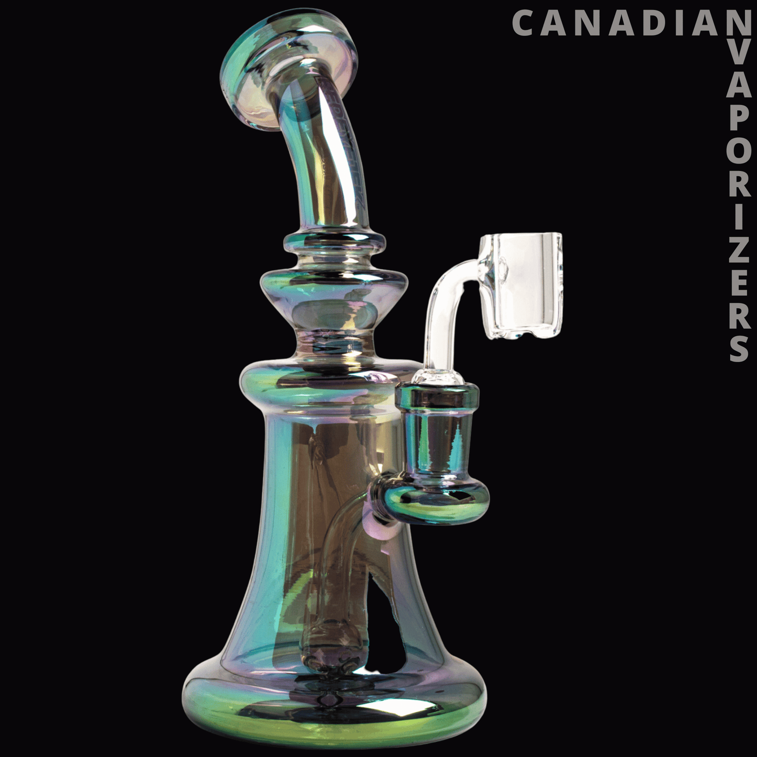 Red Eye Tek | 8&quot; Metallic Terminator Finish Spectrum Concentrate Rig - Canadian Vaporizers