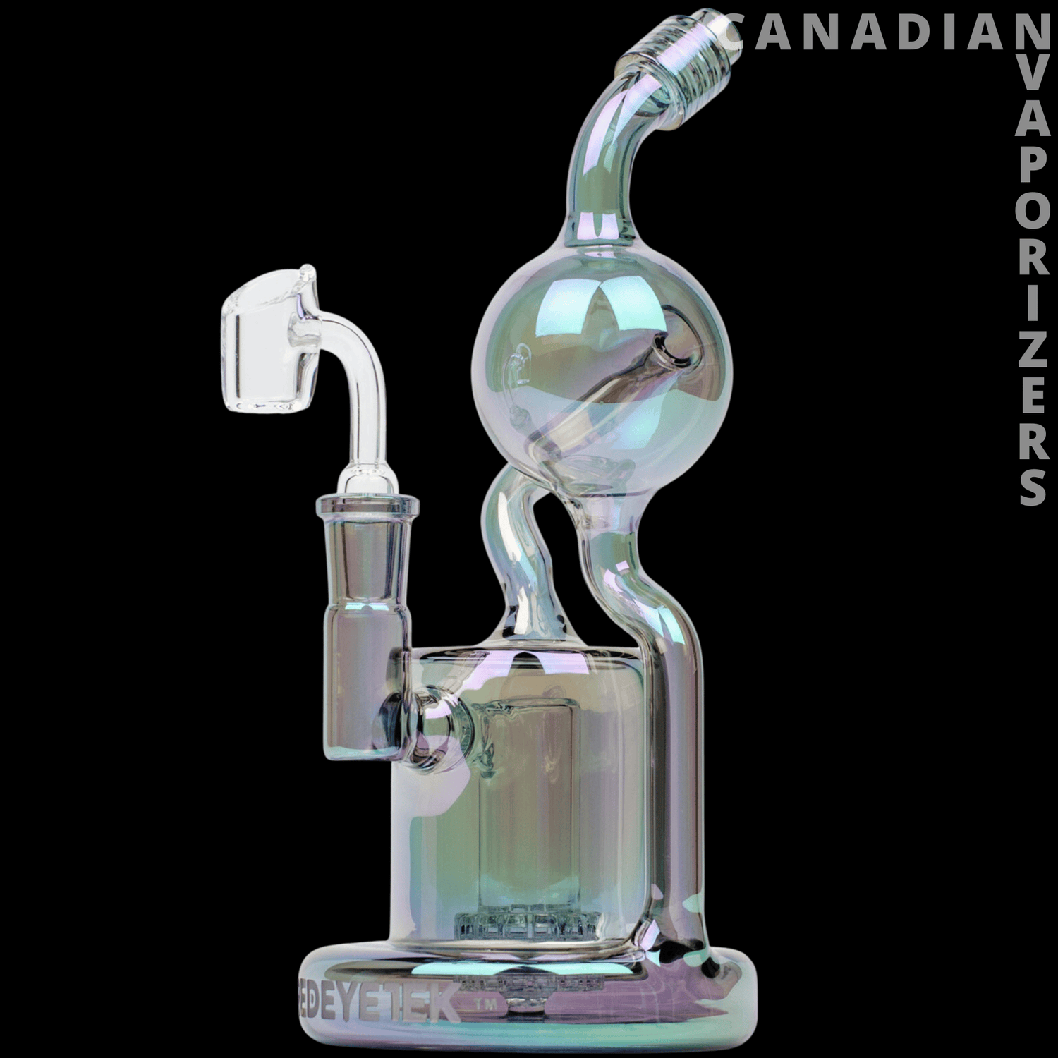 Red Eye Tek | 8.5" Metallic Terminator Finish Aorta Concentrate Recycler - Canadian Vaporizers