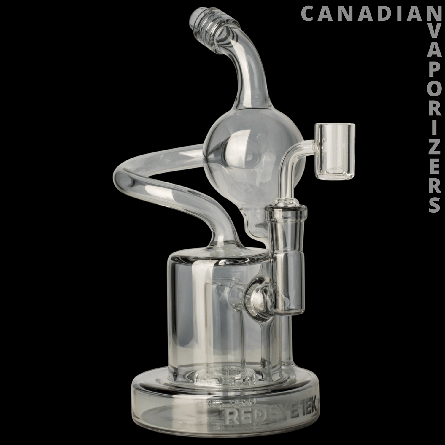 Red Eye Tek | 8.5" Metallic Terminator Finish Aorta Concentrate Recycler - Canadian Vaporizers