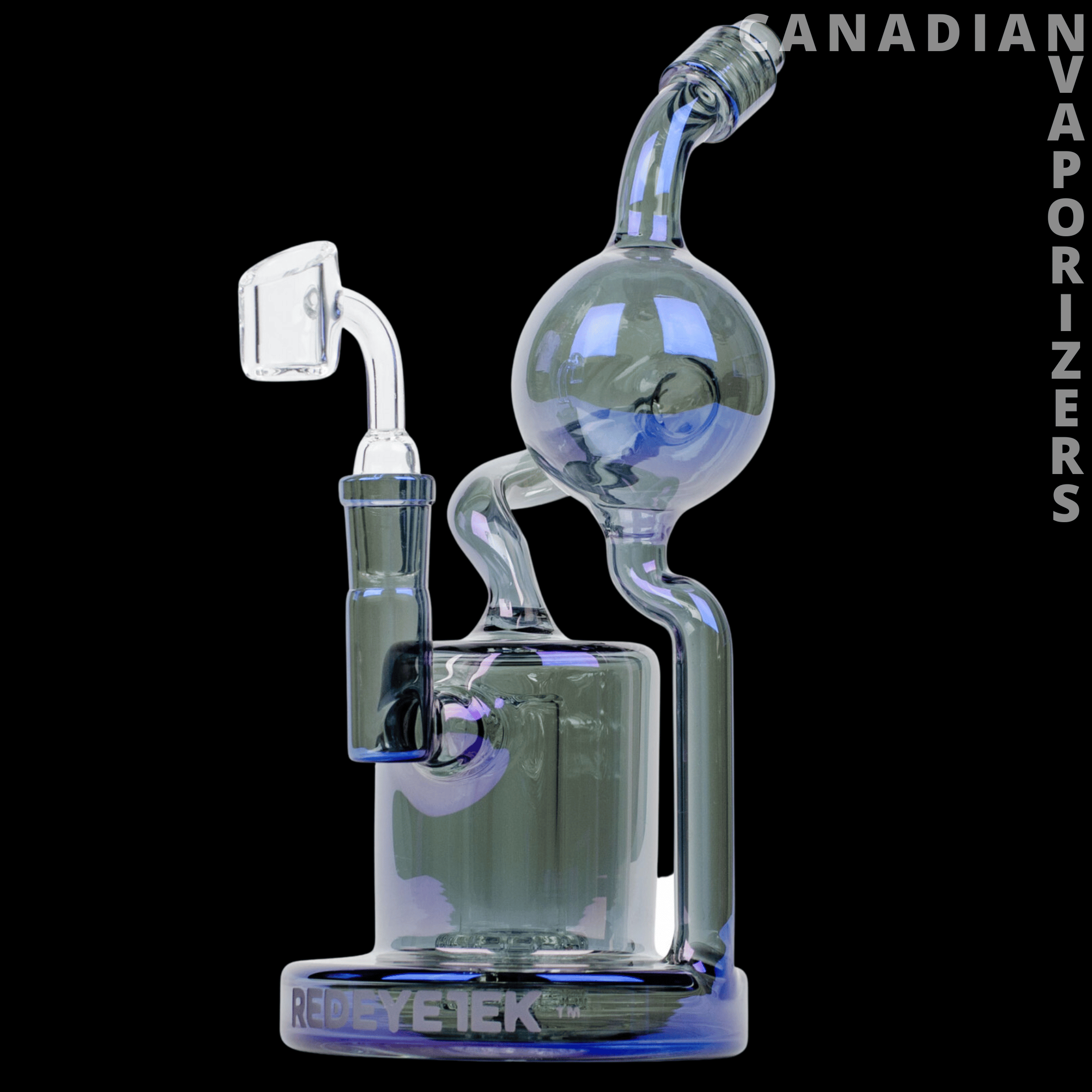 Red Eye Tek | 8.5" Metallic Terminator Finish Aorta Concentrate Recycler - Canadian Vaporizers