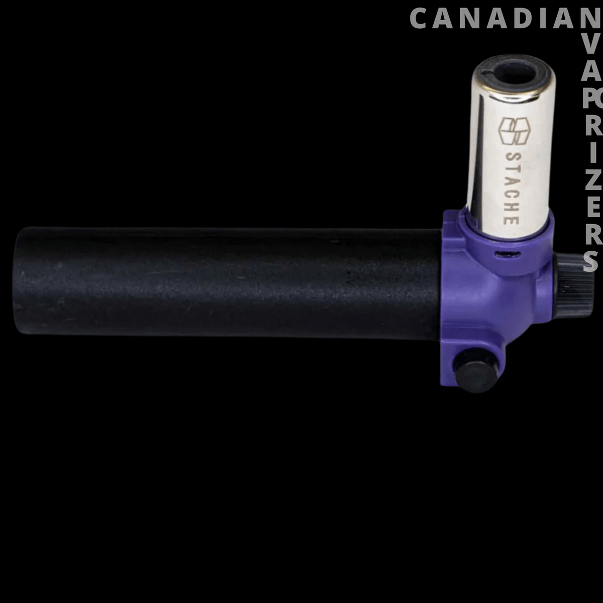 RiO Torch - Purple RiO torch with a black horizontal grip and a silver-and-white labeled torch head.