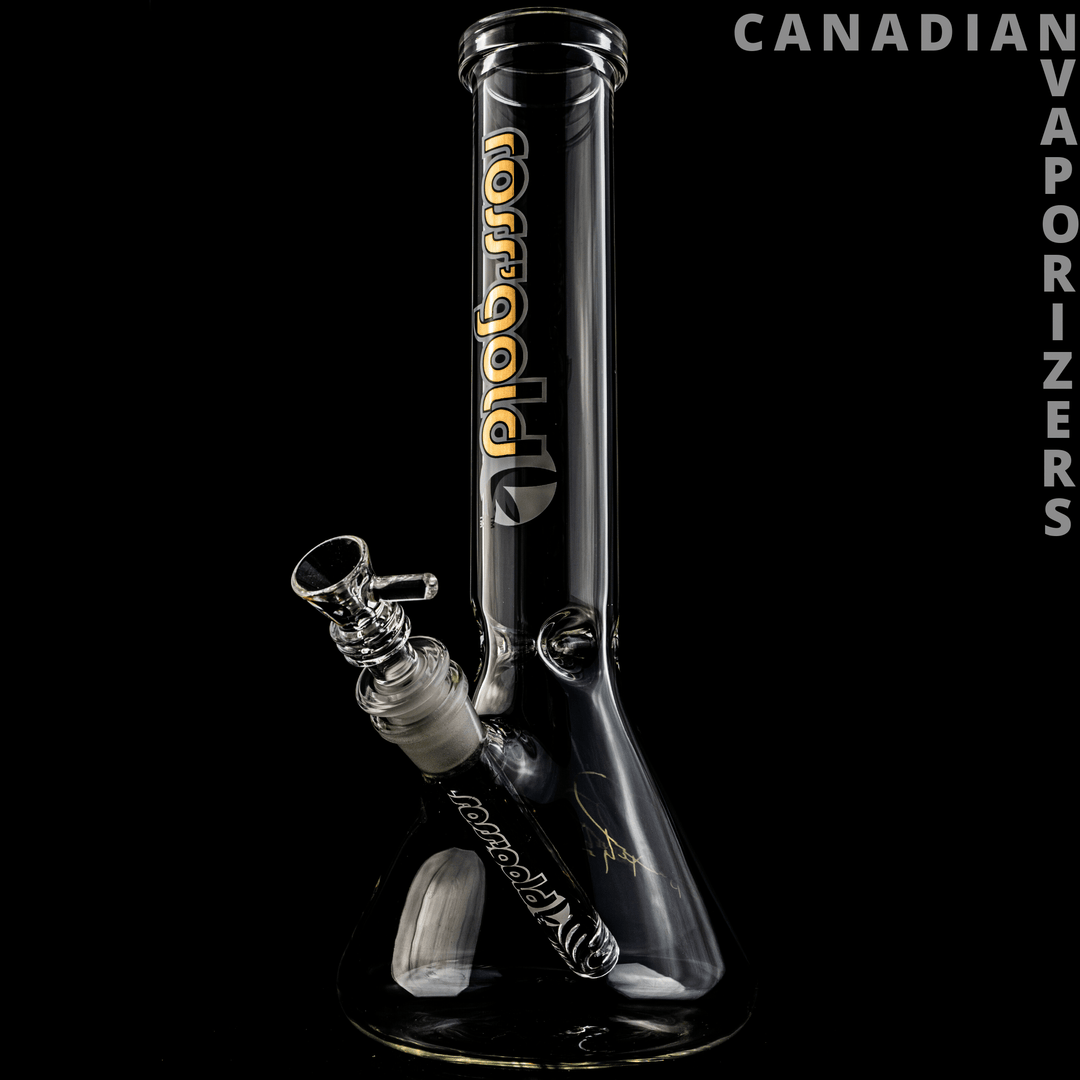 Ross Gold Straight Tube Beaker - Canadian Vaporizers