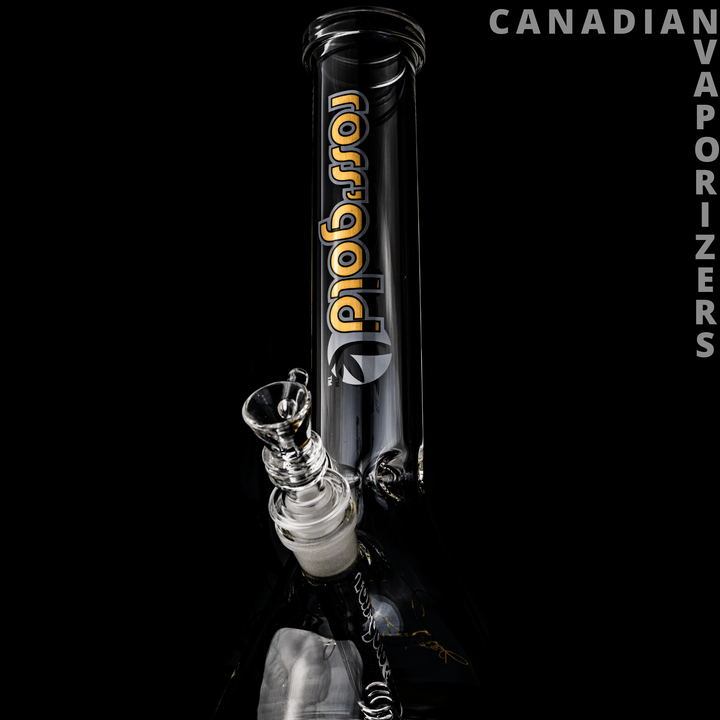 Ross Gold Straight Tube Beaker - Canadian Vaporizers
