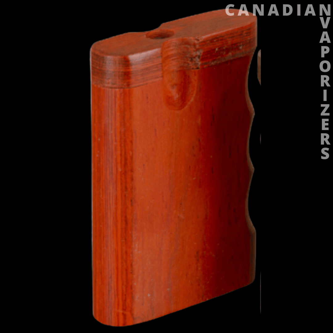 Small Wooden Dugout W/Grip - Canadian Vaporizers