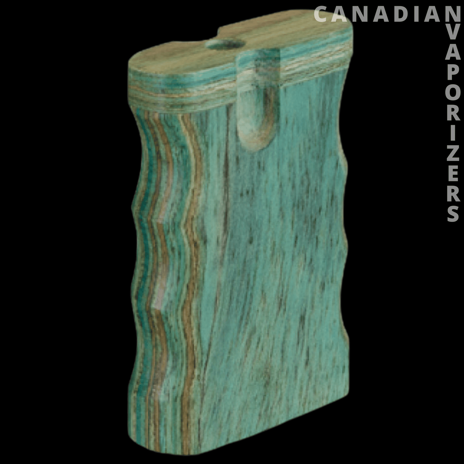 Small Wooden Dugout W/Grip - Canadian Vaporizers