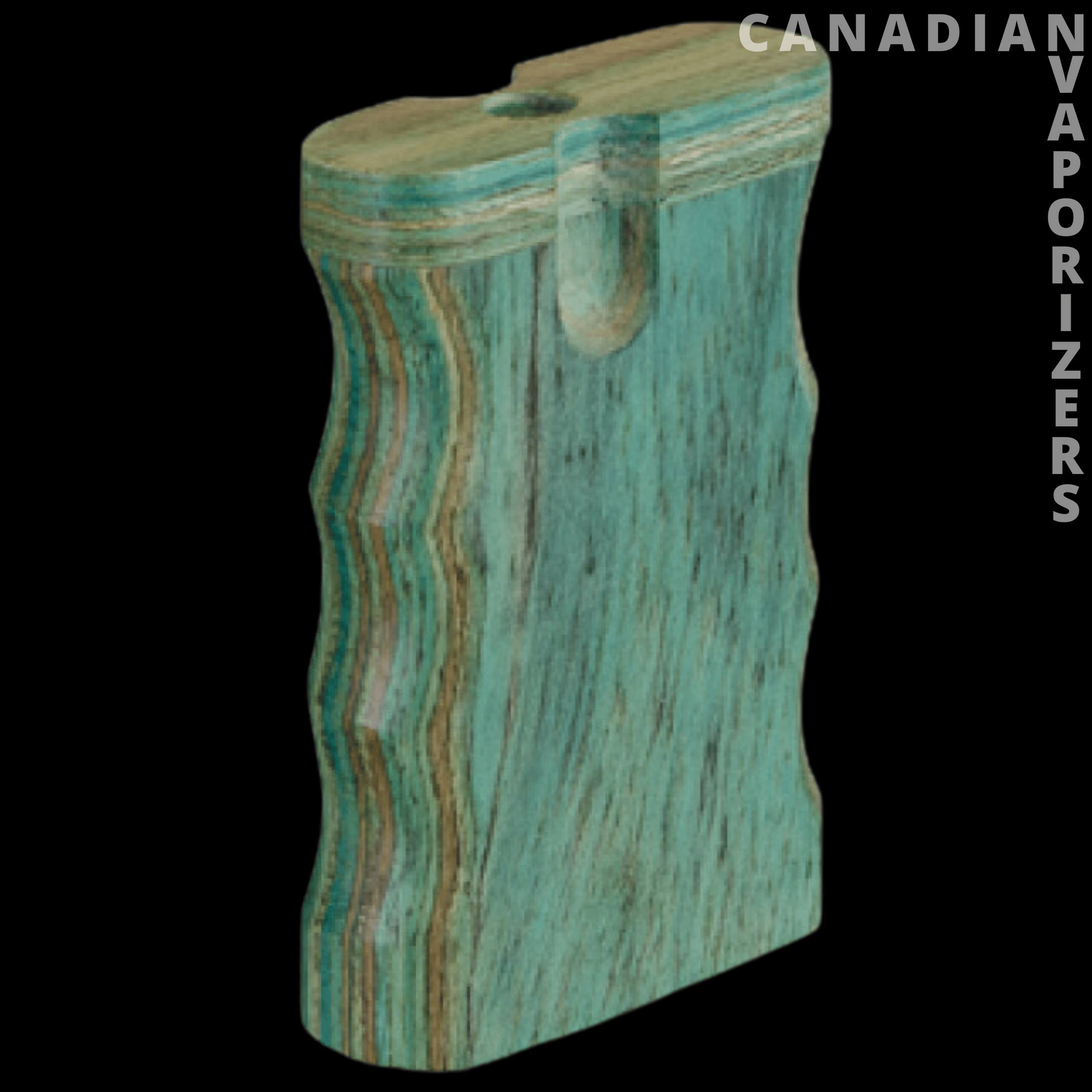 Small Wooden Dugout W/Grip - Canadian Vaporizers