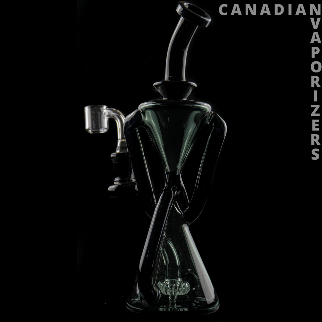 Smoke | Red Eye Glass 9.5" Stasis Concentrate Recycler - Canadian Vaporizers
