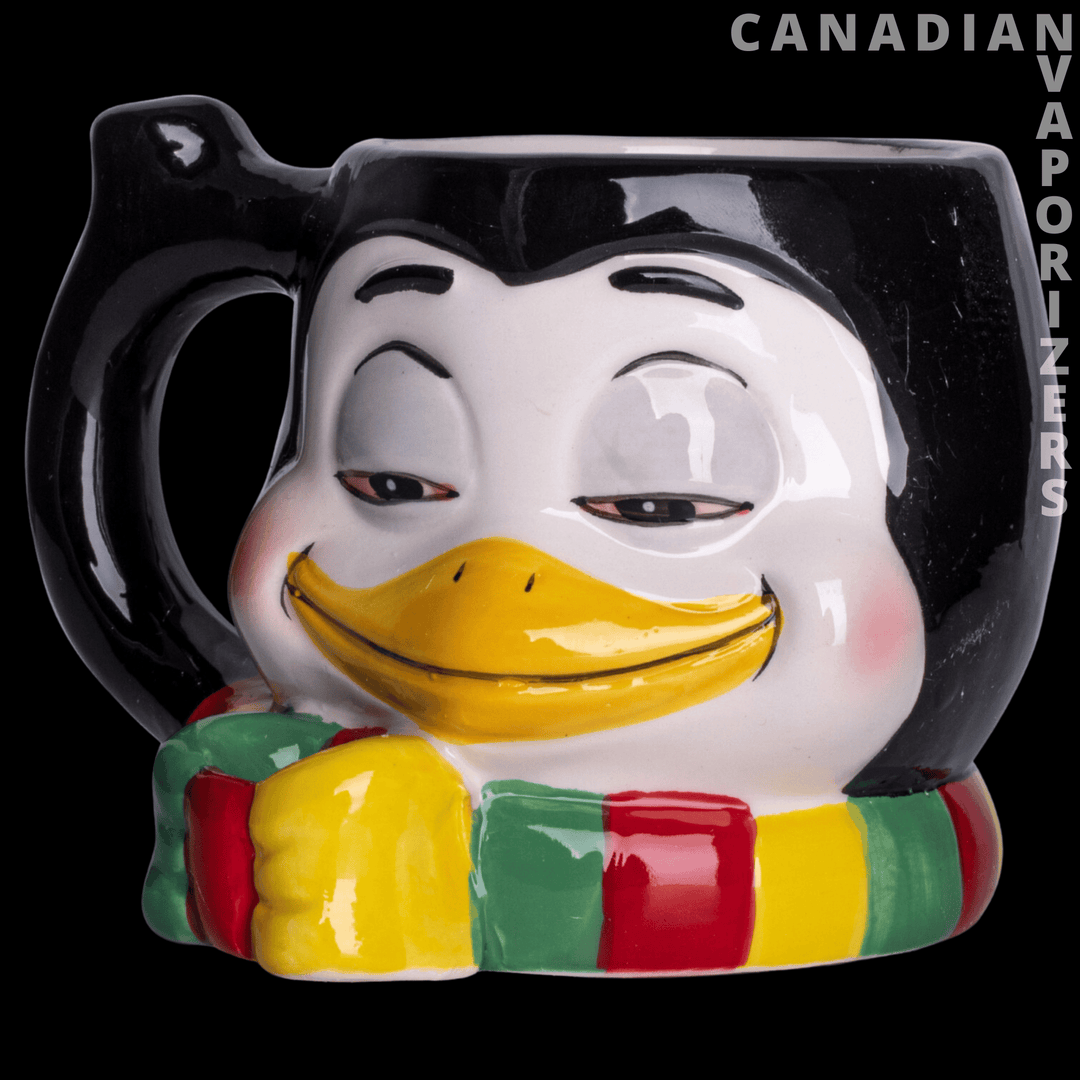 Stoned Penguin Mug Pipe - Canadian Vaporizers
