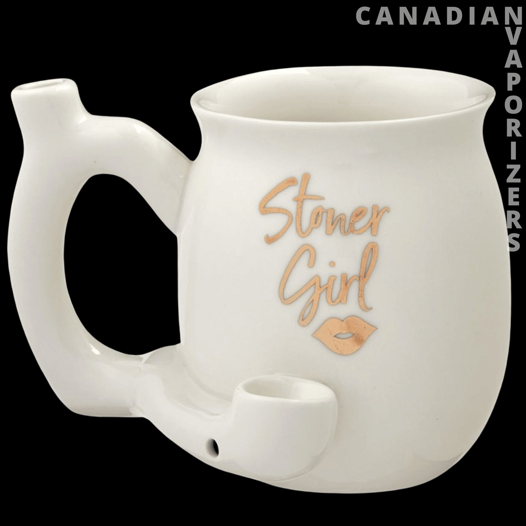 Stoner Girl Mug Pipe - Canadian Vaporizers