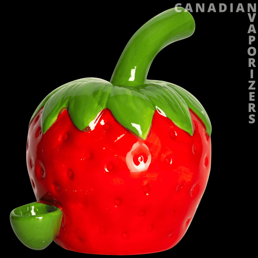 Strawberry Ceramic Pipe - Canadian Vaporizers