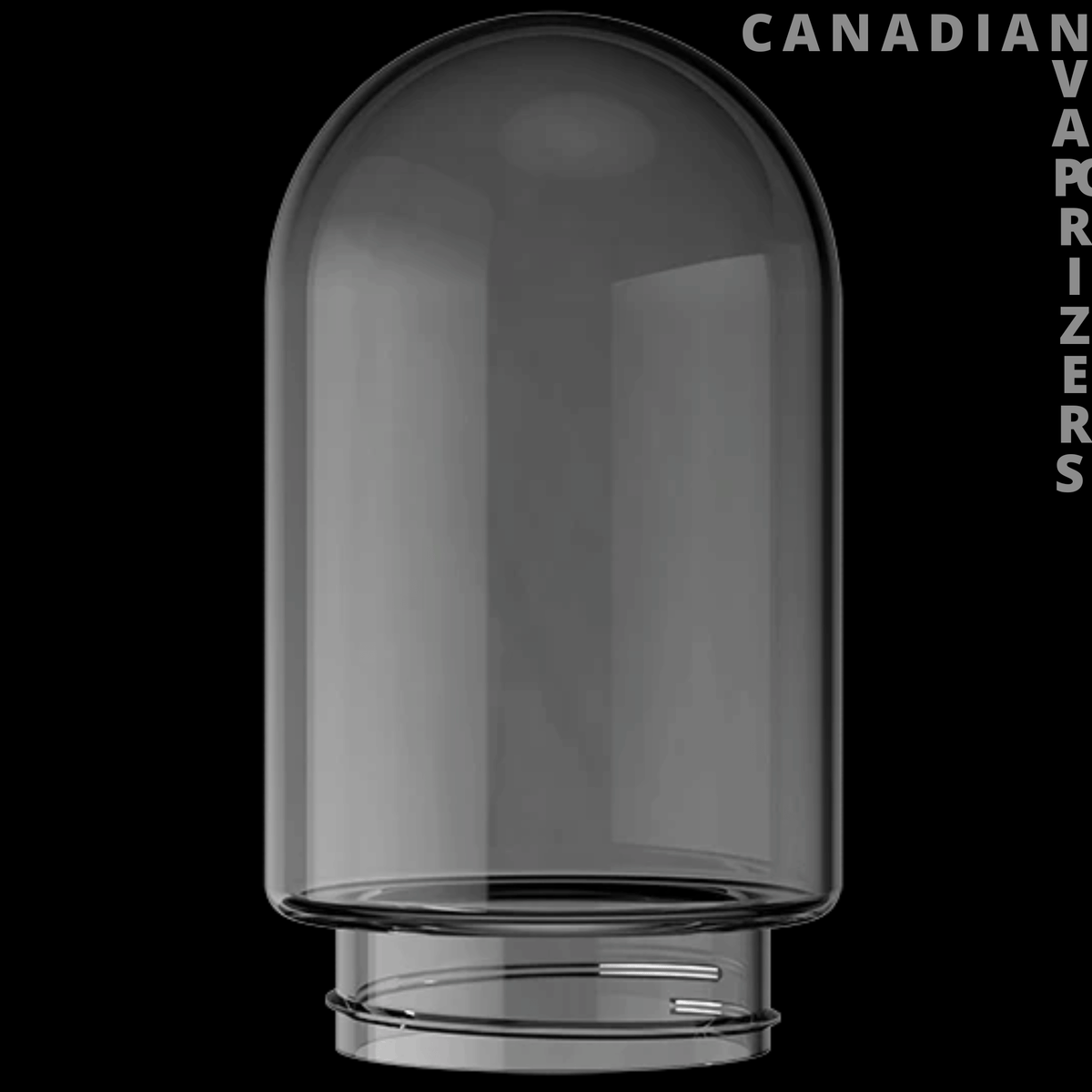 STUNDENGLASS SINGLE GLASS GLOBE (LARGE) - Large clear glass globe with a rounded dome and open circular base.