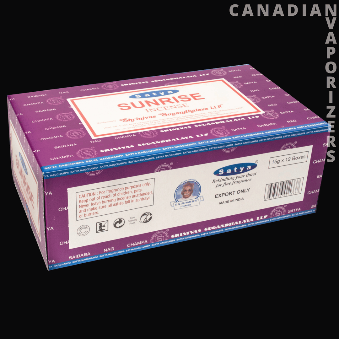 Sunrise Incense (12 Packs of 15g) - Canadian Vaporizers