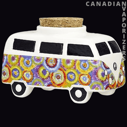 Vintage Bus Ceramic Stash Jar - Canadian Vaporizers